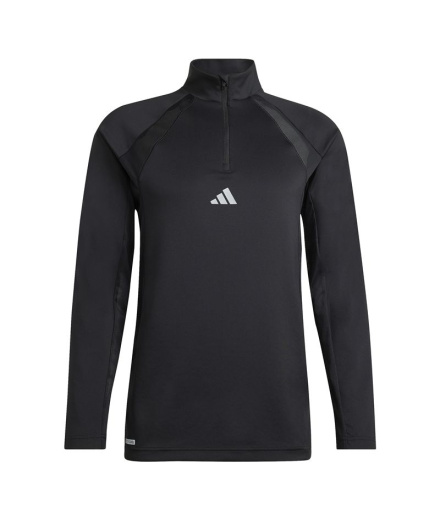 Sudadera de Fitness adidas Tech App 1/4 Z Negro