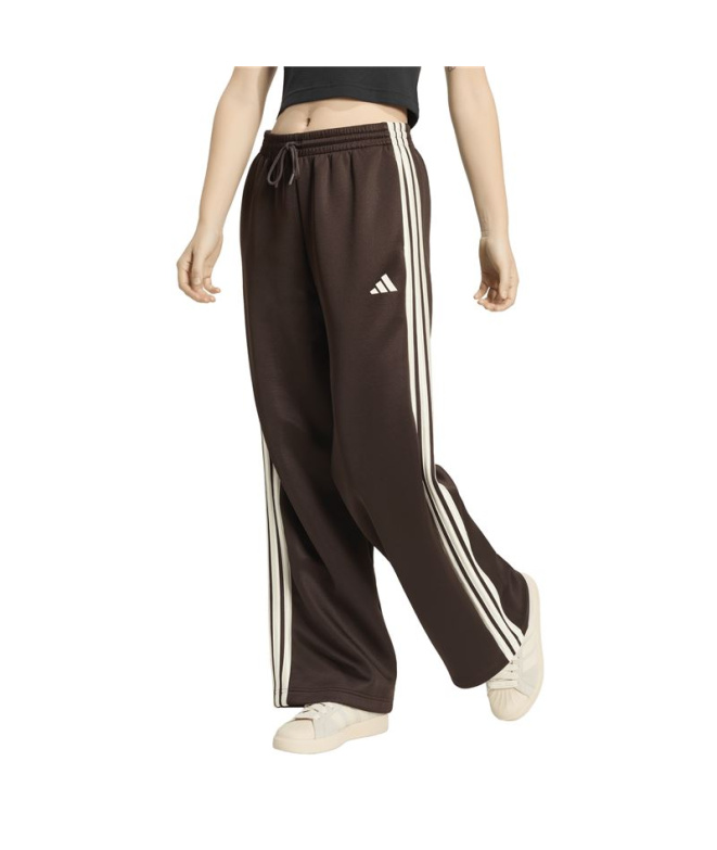 Calça Mulher adidas Stadium 3-Stripes marrom