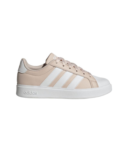 Chaussures adidas Streettalk Enfant blanches et roses