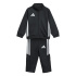 Conjunto de treino Futebol Infantil adidas Tiro ES Ts, preto/preto/branco