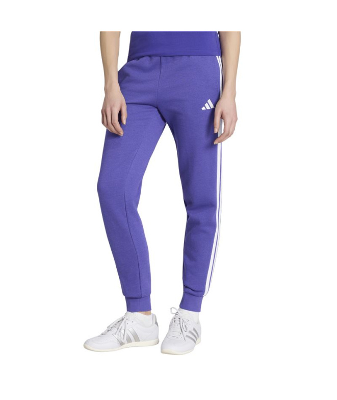 Pantalones adidas W 3 Bandas Fl Sl Pt Morado
