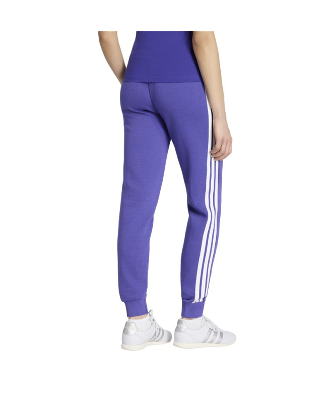 Pantalons adidas W 3 bandes Fl Sl Pt violet