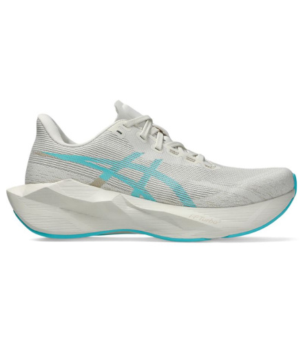 Zapatillas de Running Asics Novablast 6 Mujer Soft Gris/Azul