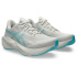 Zapatillas de Running Asics Novablast 6 Mujer Soft Gris/Azul