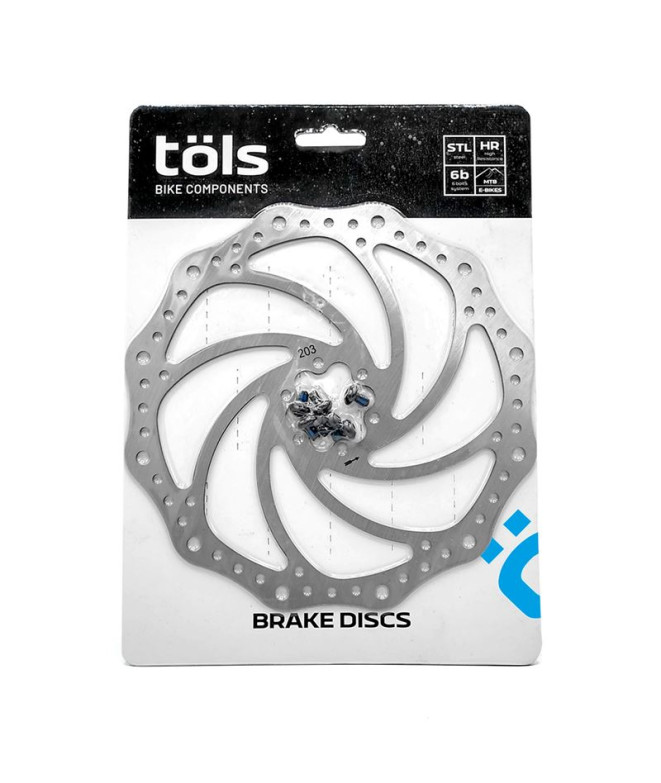 Disco de Freno Ciclismo Töls MTB Wave 203mm