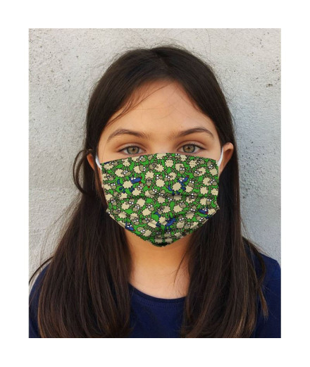 Masque hygiénique Mix Collection Kukuxumusu Loup caché 2