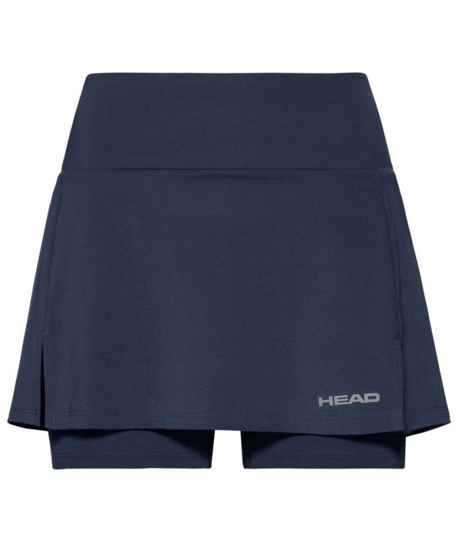 Falda Pantalón Head Club Basic Skort Azul Marino