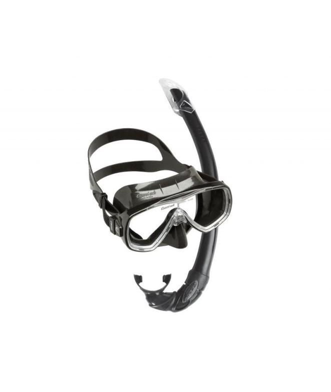 Kit de Snorkel Cressi Sub ONDA DARK-NEGRO (ONDA + MEXICO)