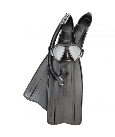 Kit de Natación Cressi Sub Kit Pro Star Negro Kit de Natación Cressi Sub Kit Pro Star Negro