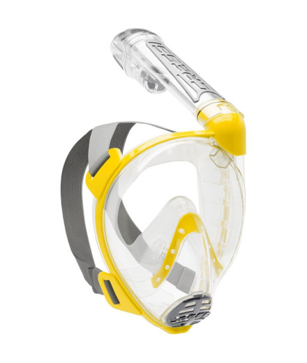 Máscara de Snorkel Cressi Sub Duke Transparente-Amarelo S/M