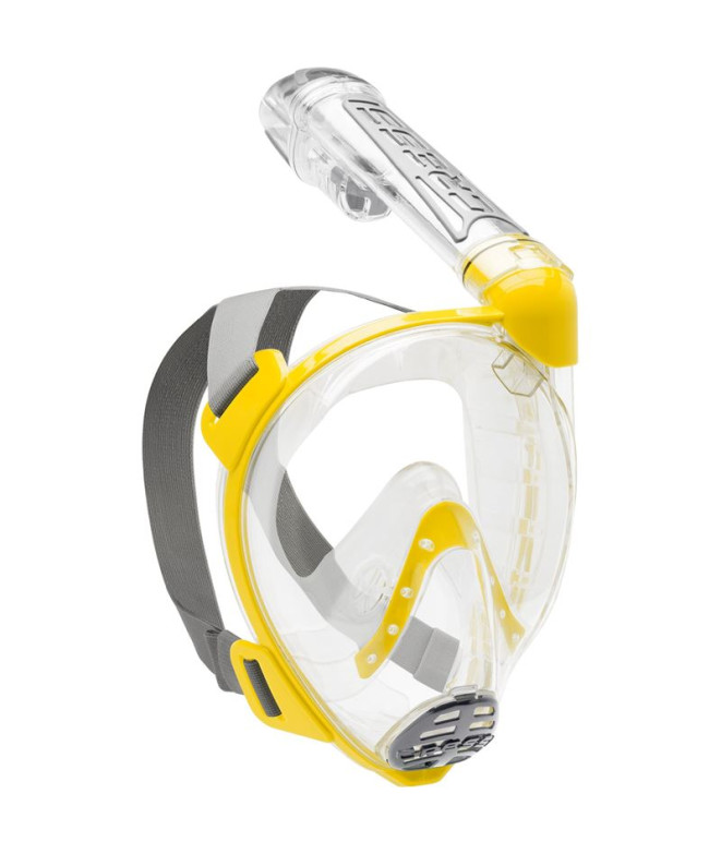 Snorkel Mask Cressi Sub Duke Transparent-Yellow S/M