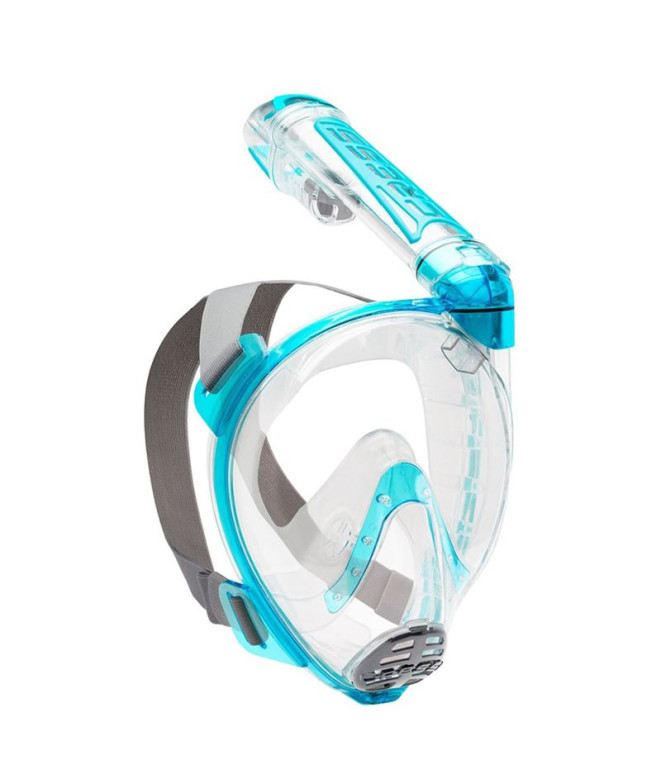 Snorkel Cressi Sub Máscara de Duke Clear-Aguamarine M/L