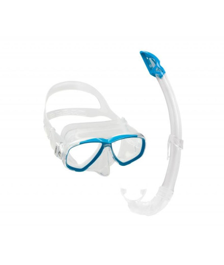 Kit de Natación Cressi Sub Perla Transparente Azul
