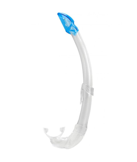 Tubo de Snorkel Cressi Sub México Transparente-Azul