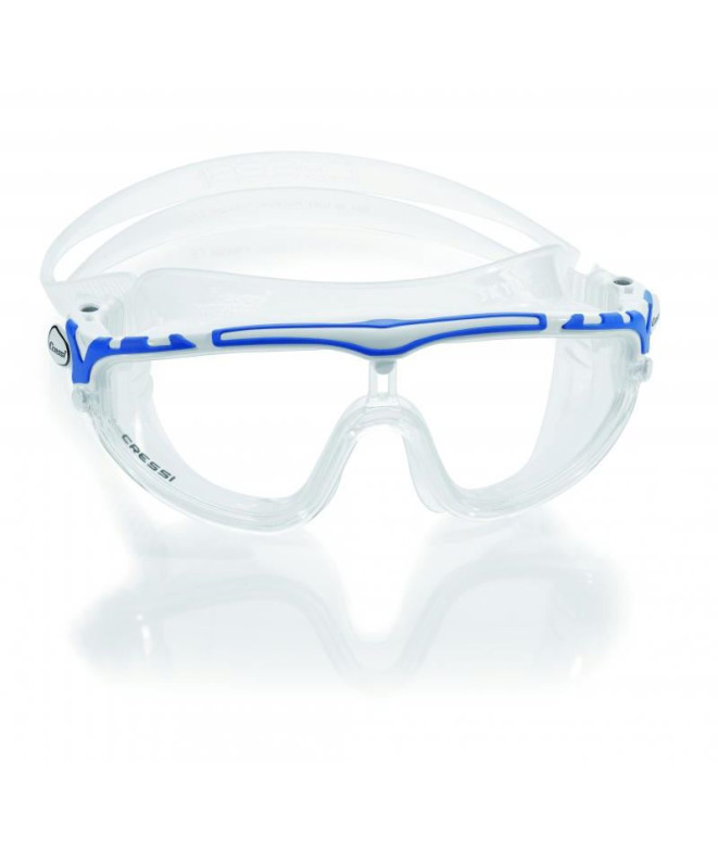 Gafas de Natation Cressi Sub LUCARNE BLANC-BLEU