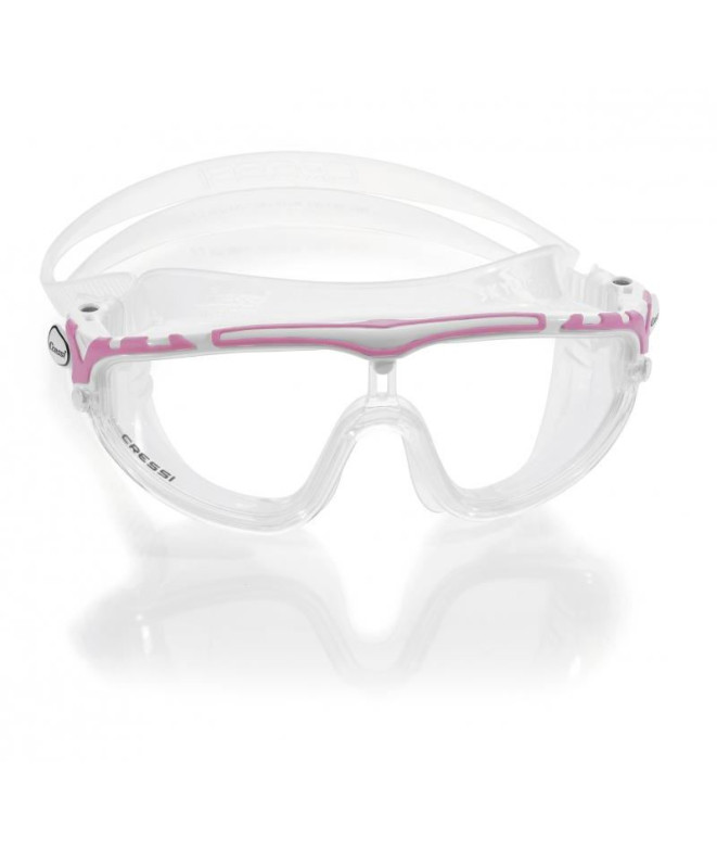 Gafas de Natação Cressi Sub CLARABÓIA BRANCO-ROSA