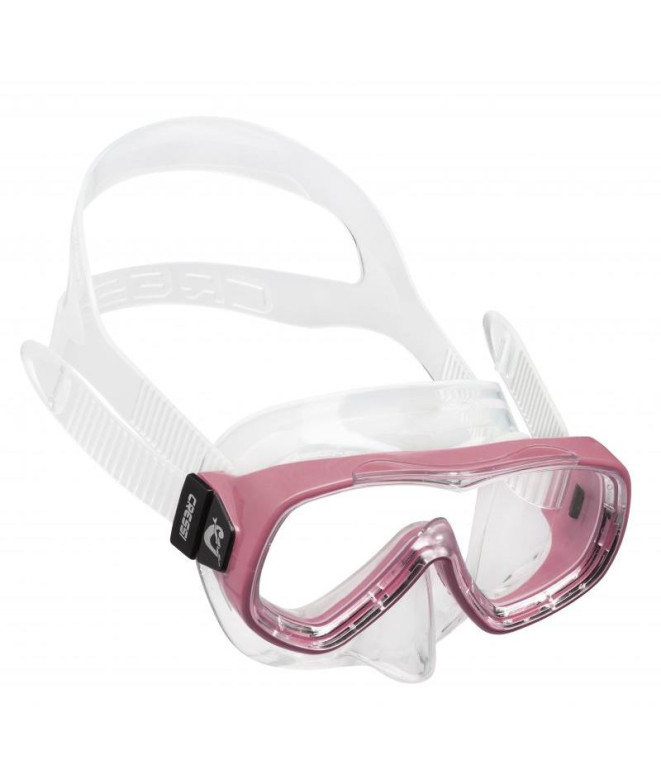 Snorkel Cressi Sub Máscara de PIUMETTA TRANSPARENTE-PINK