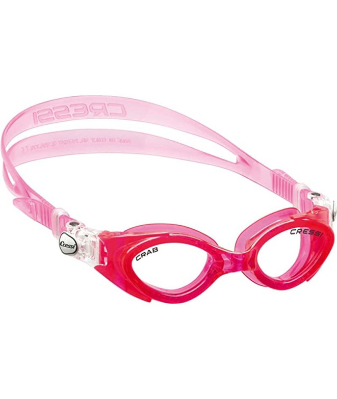 Gafas de Natação Cressi Sub Caranguejo-rei Rosa-Transparente