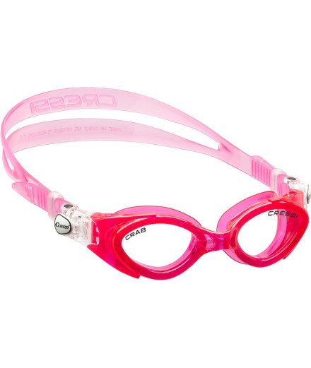 Lunettes de natation Cressi Sub Crabe Rose-Transparent