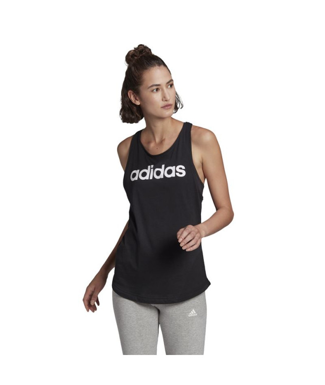 Camiseta adidas Lin Tk Mujer Negro