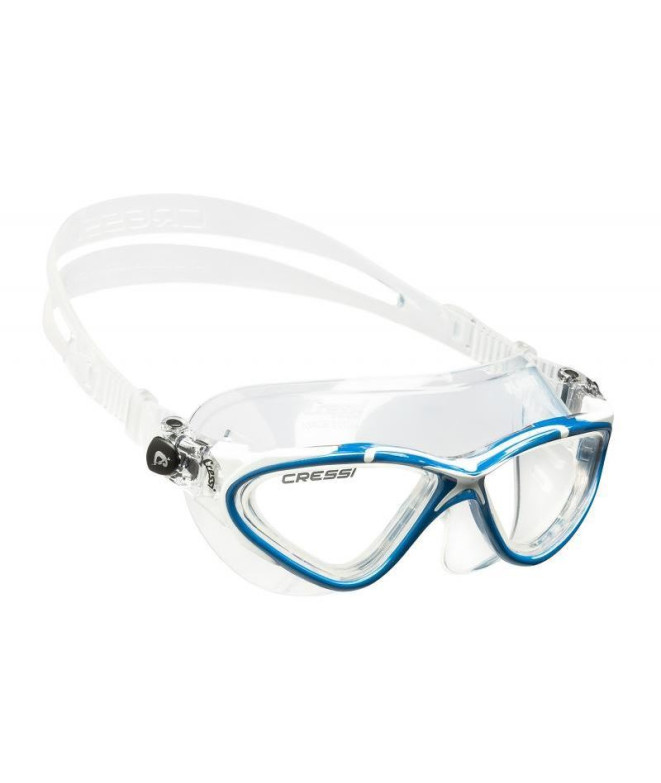 Gafas de NataçãoNatação Cressi Sub do Planeta Branco-Azul