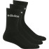 Pack 3 pares de calcetines clásicos adidas Semiacolchados Negro