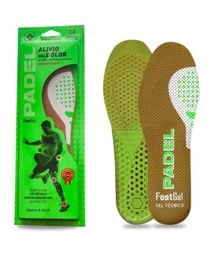 Plantilla Footgel Pádel Eucalipto