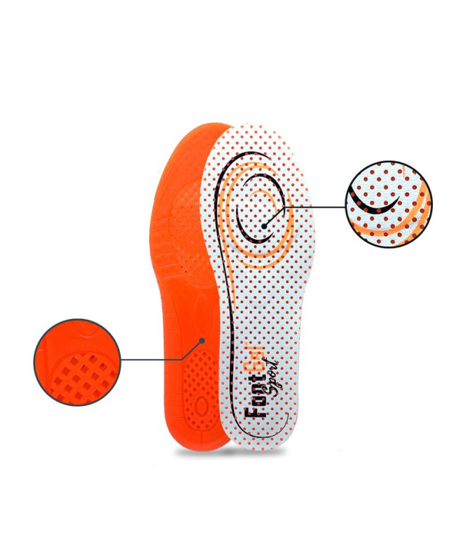 Plantilla Footgel Sport Naranjo