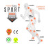 Modelo Footgel Sport Laranja