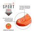 Modelo Footgel Sport Laranja
