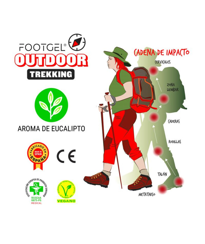 Modelo Gel Footgel Outdoor Eucalipto