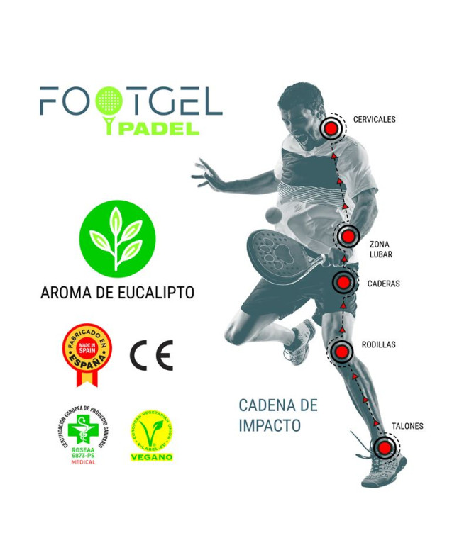 Modelo Pádel Footgel Eucalipto