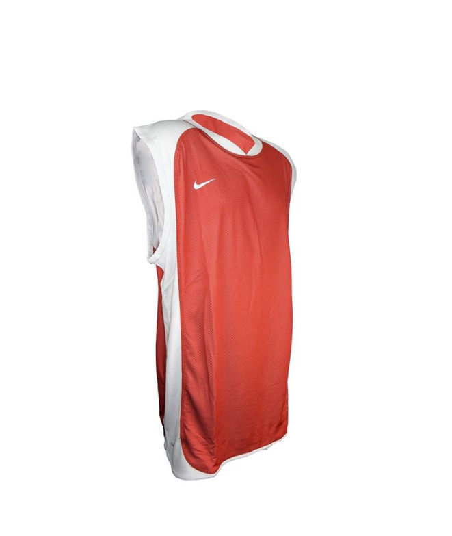 T-shirt de basket-ball Nike team Sports Tank réversible rouge/blanc