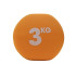 Pack de deux haltères de Fitness Atipick 2x3 kg Orange