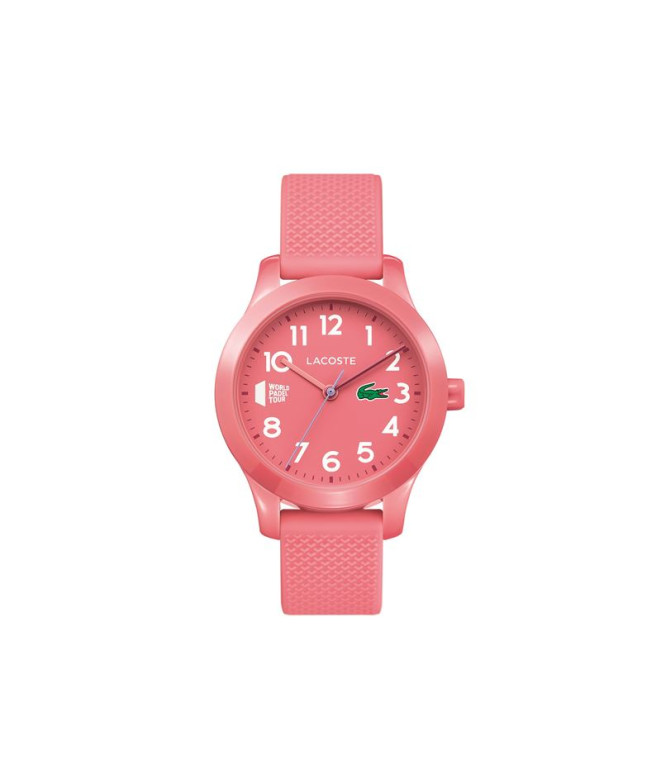 Relógio Lacoste Edição especial Quartz World Padel Tour 32 mm cor-de-rosa