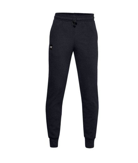 Pantalon de jogging fille Under Armour Rival Fleece - gris/noir/noir -  10/12 ans