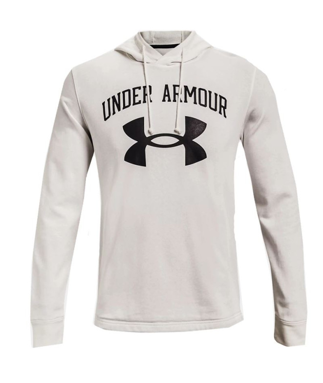 Fitness Sweatshirt Under Armour Rival Terry Big Logo Hd-Wht Homme