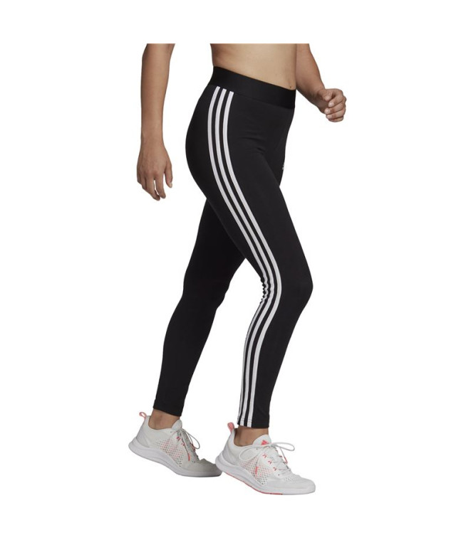Malhas adidas Mulher 3S Leg Preto