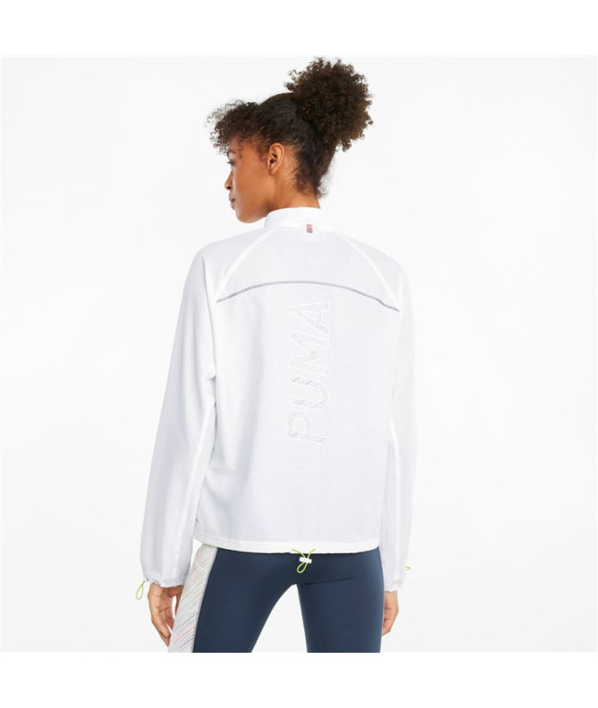 Chaqueta de Running Puma Woven Ultra Blanco