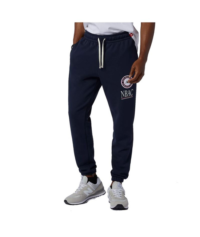 Pantalon New Balance Essentials Athletic Club Fleece Blue