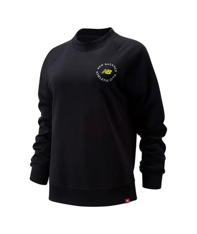 Camiseta New Balance Essentials Athletic Club Crew Black