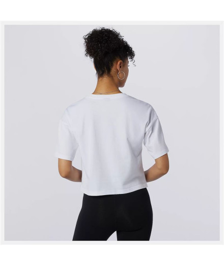 T-shirt New Balance Essentials Athletic Club Boxy White 2