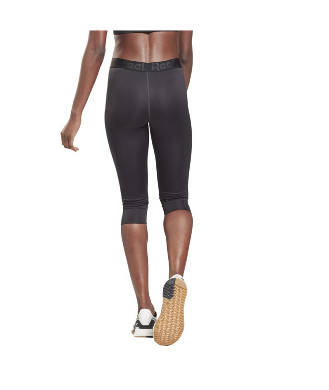 Mallas de fitness Reebok Capri Night Black