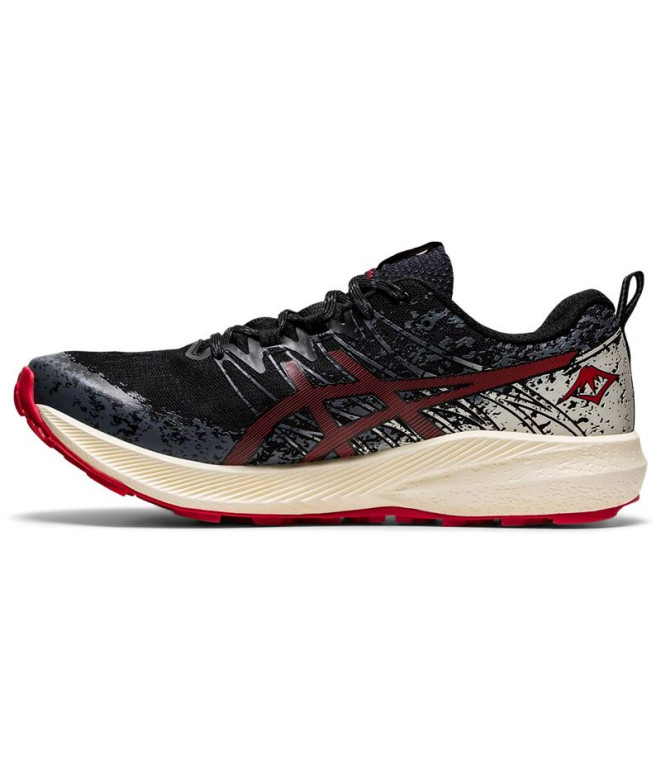 Chaussures de Trail Asics Fuji Lite 2 Rouge Homme