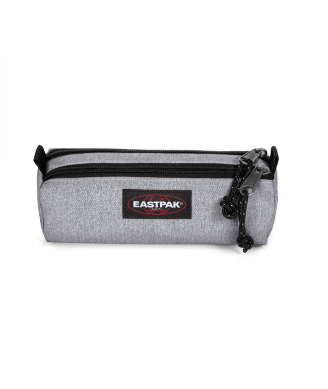 Estojo Eastpak Double Benchmark Domingo Cinza