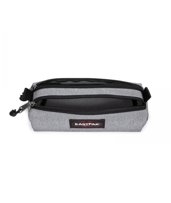 Estojo Eastpak Double Benchmark Domingo Cinza