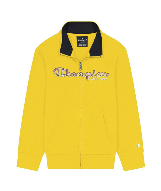 Tracksuit Champion Full Zip Boy Yellow