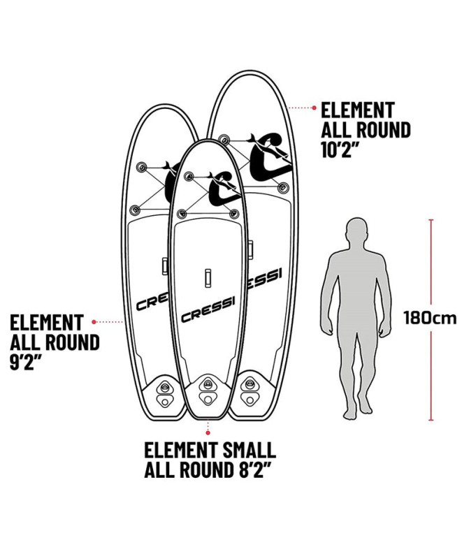 Tabla paddle surf Cressi Sub Element All Round...