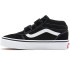 Zapatillas Vans Ward Mid V YT Suede Canvas Black