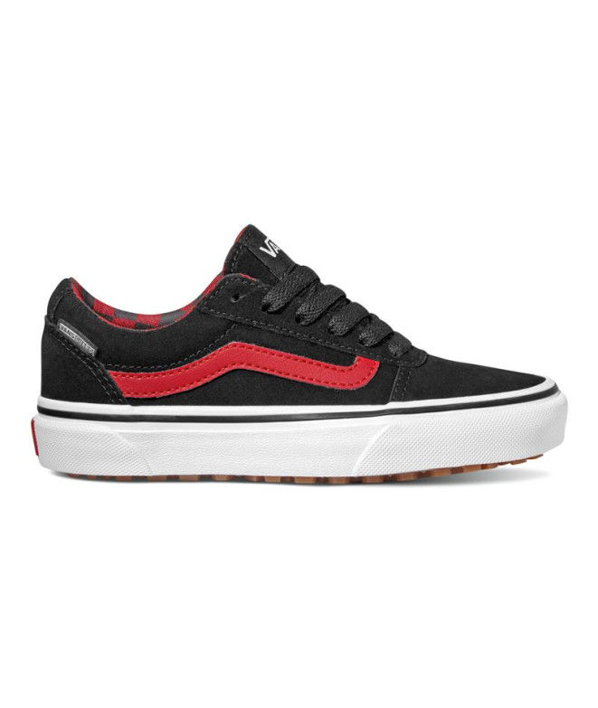 Chaussures Vans Ward VansGuard YT Suede Black Red